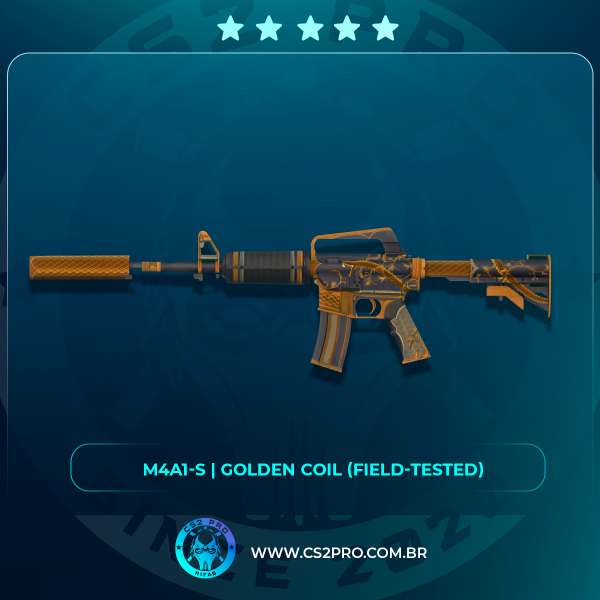 #0206 M4A1-S | Golden Coil
